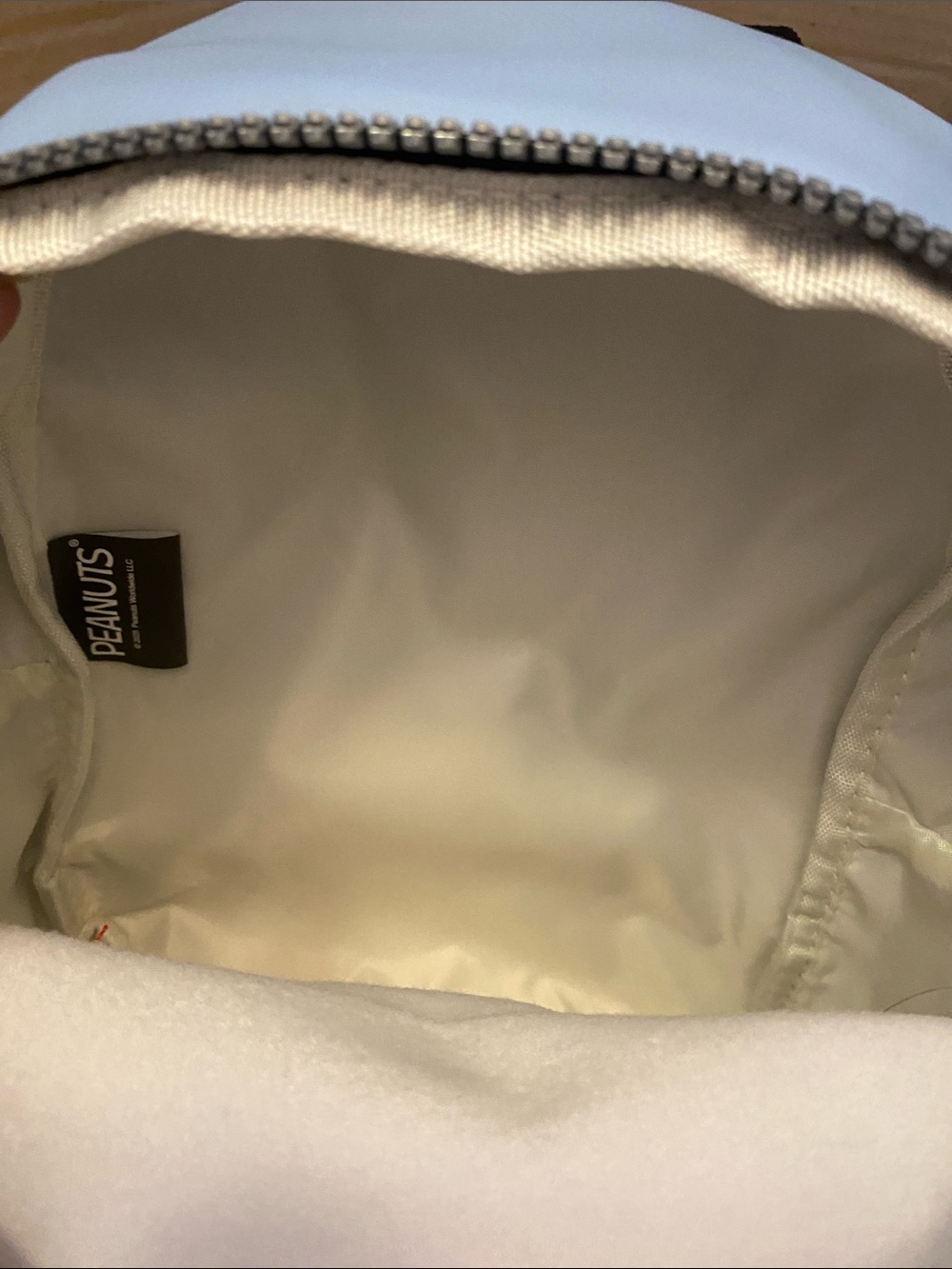 Peanuts Snoopy Mini Backpack w front pouch abt 8x10x3.5. NWT - Picture 6 of 6